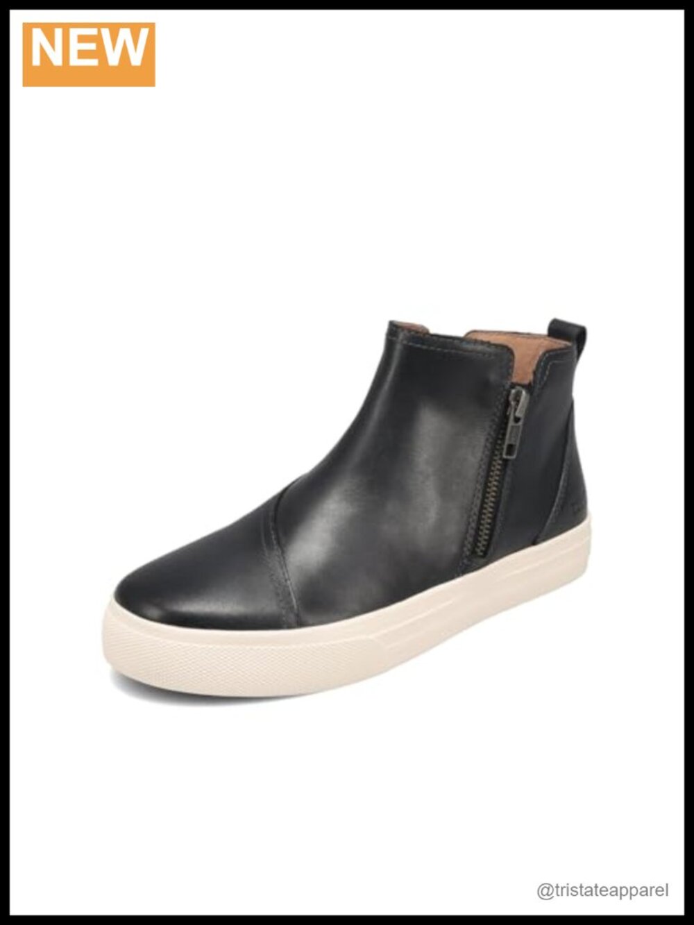 Taos Leather Ankle Boot Double Up Zip Chelsea